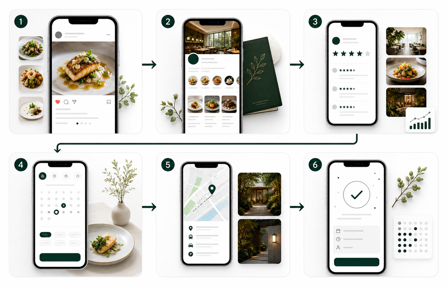 飲食店・カフェのInstagram導線図